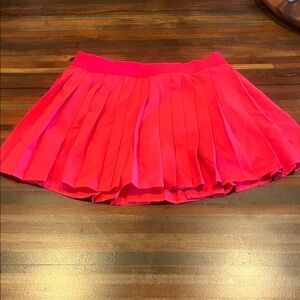 Pink Lululemon High Rise Pleated Tennis Skirt